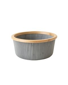 Ridge Bluff Empty Storage Basket - Gray