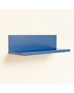Linden Arc Wall-Mounted Shelf - Blue (synthetic illustration; no displayed measurements)