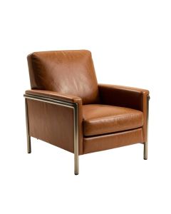 Melina 29 '' Wide Cowhide Armchair (synthetic illustration; no displayed measurements)