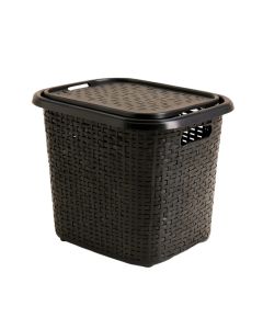 Briar Canyon Laundry Hamper - Black