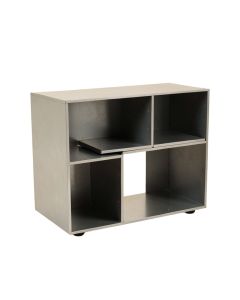 Ridge Field Desktop Shelving Unit - Gray (synthetic illustration; no displayed measurements)
