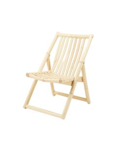 Laurel Bend Folding Outdoor Chair - Cream