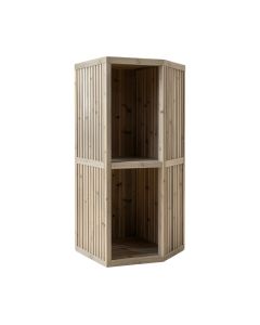 Olive Dell Narrow Cubby Tower - Gray (synthetic illustration; no displayed measurements)