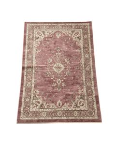 Engleside Oriental Tufted Wool/Cotton Plum Area Rug