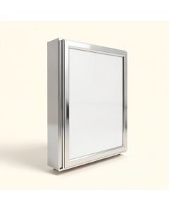 Chrome Kitchen Cabinet Door Organizer (synthetic illustration; no displayed measurements)