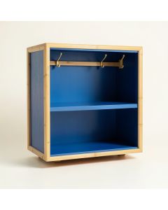 Meadow Branch Empty Mug-Storage Cabinet Insert - Blue (synthetic illustration; no displayed measurements)