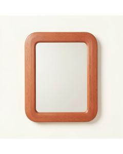 Meadow Bluff Framed Wall Mirror - Terracotta (synthetic illustration; no displayed measurements)