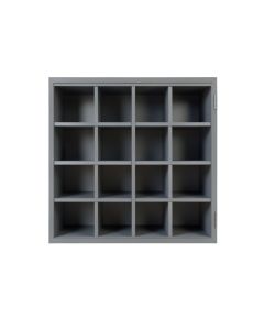 Spruce Arc Empty Mug-Storage Cabinet Insert - Gray