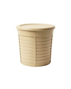Field Bend Closed Garden Compost Bin - Beige