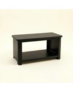 Aspen Dale Narrow Outdoor Storage Bench - Black (synthetic illustration; no displayed measurements)