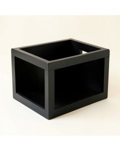 Dawn Bluff Empty Furniture-Style Pet Crate - Black (synthetic illustration; no displayed measurements)