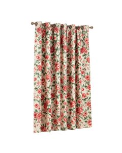 Kuehn Lined Tailored Floral Rod Pocket Single Curtain Panel