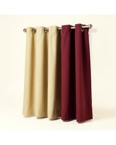 Ilwell Synthetic Solid Blackout Thermal Grommet Single Curtain Panel (synthetic illustration; no displayed measurements)