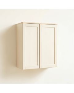 Meadow Bluff Wall-Mounted Laundry Cabinet - Ivory (synthetic illustration; no displayed measurements)