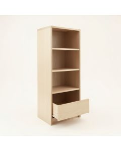 River Crossing Narrow Cubby Tower - Beige (synthetic illustration; no displayed measurements)