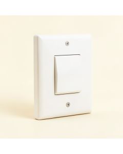 Classic Beadboard 1-Gang Toggle Light Switch Wall Plate (synthetic illustration; no displayed measurements)