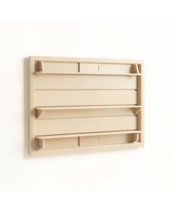 Shore Bluff Empty Wall-Mounted Tool Organizer Panel - Beige (synthetic illustration; no displayed measurements)