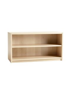 Flint Bluff Low Bookcase - Beige (synthetic illustration; no displayed measurements)