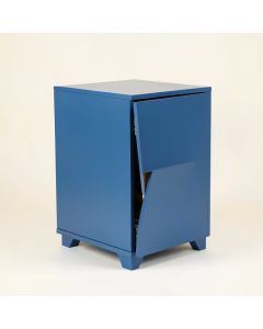 Birch Crossing Freestanding Pull-Out Hamper Cabinet - Blue (synthetic illustration; no displayed measurements)