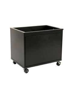 Stone Branch Empty Rolling Workshop Cart - Black (synthetic illustration; no displayed measurements)
