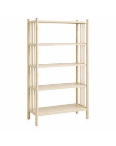Harbor Crossing Freestanding Bookcase - Cream (synthetic illustration; no displayed measurements)