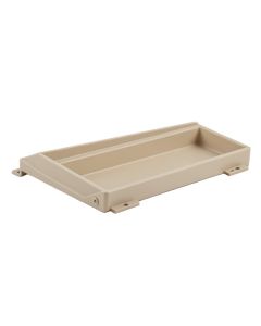 Glen Bend Empty Under-Desk Cable Tray - Beige (synthetic illustration; no displayed measurements)