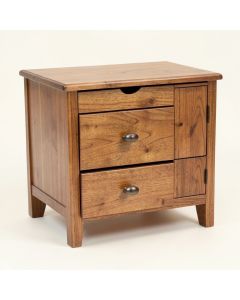 Chinn 3 - Drawer Solid Wood Nightstand (synthetic illustration; no displayed measurements)