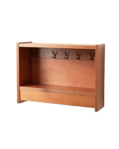 Briar Dell Wall-Mounted Entryway Organizer Shelf - Terracotta (synthetic illustration; no displayed measurements)