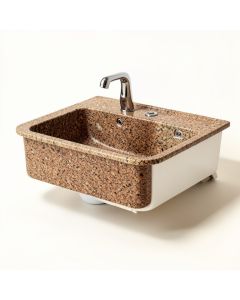 Granite Composite 30 '' L X 21 '' W Farmhouse/Apron Kitchen Sink With Drain Assembly (synthetic illustration; no displayed measurements)