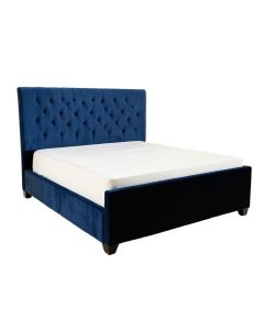 Matos Tufted Upholstered Sleigh Bed