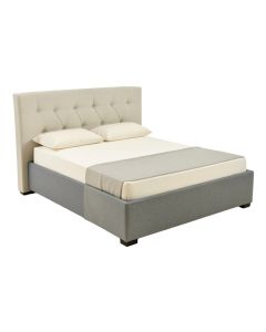 Elizabeth Tufted Upholstered Low Profile Storage Platform Bed