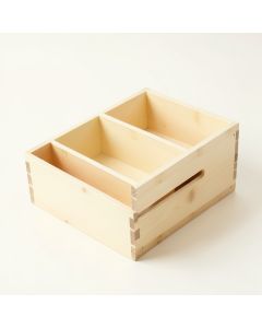 Stone Bluff Empty Coffee-Station Organizer - Cream (synthetic illustration; no displayed measurements)