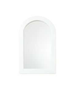 Heath Crest Framed Wall Mirror - White