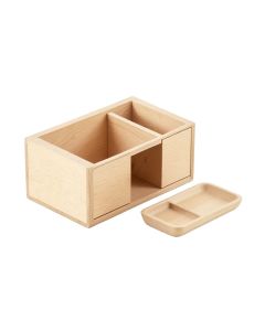 Dawn Bend Empty Coffee-Station Organizer - Beige (synthetic illustration; no displayed measurements)