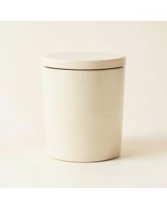 Holly Brook Storage Canister With Lid - Ivory (synthetic illustration; no displayed measurements)