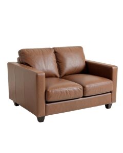 Gaitor 59 '' Faux Leather Square Arm Loveseat With Reversible Cushions (synthetic illustration; no displayed measurements)