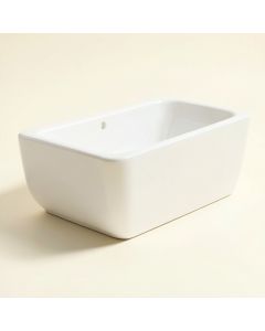 Ceramic Rectangular Vessel Bathroom Sink (synthetic illustration; no displayed measurements)