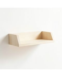 Meadow Arc Wall-Mounted Shelf - Ivory (synthetic illustration; no displayed measurements)