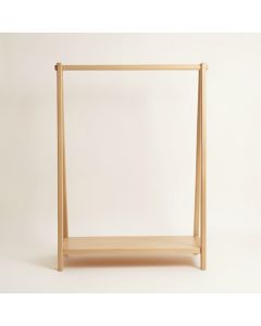 Summit Bluff Empty Garment Rack - Beige (synthetic illustration; no displayed measurements)