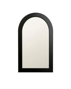 Reed Crest Framed Wall Mirror - Black