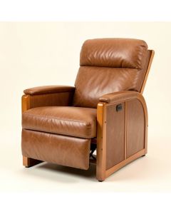 Estelan 33.9 '' Wide Faux Leather Power Lift Assist Standard Recliner With Massager (synthetic illustration; no displayed measurements)
