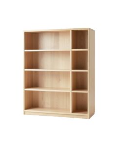 Pine Bend Freestanding Bookcase - Beige (synthetic illustration; no displayed measurements)