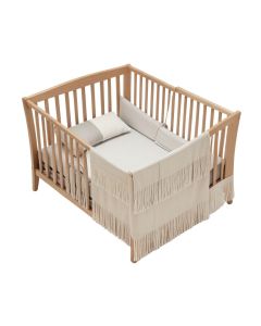 Fringe 4 Piece Crib Bedding Set (synthetic illustration; no displayed measurements)