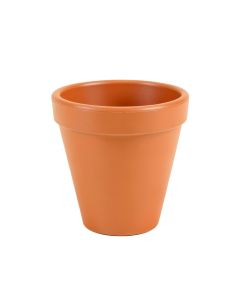 Linden Arc Empty Planter - Terracotta (synthetic illustration; no displayed measurements)