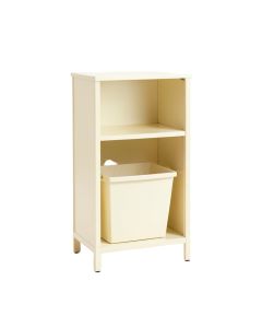 Moss Dale Freestanding Pull-Out Hamper Cabinet - Cream