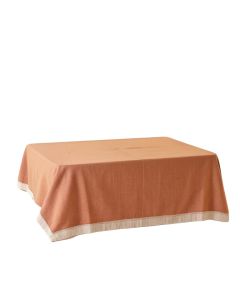 Dawn Bluff Flat Bed Sheet - Terracotta