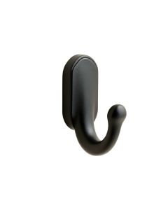 Olive Bridge Wall-Mounted Robe Hook - Black (synthetic illustration; no displayed measurements)