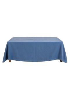 Ash Edge Flat Bed Sheet - Blue