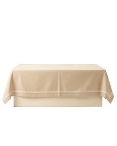 Aspen Branch Flat Bed Sheet - Beige