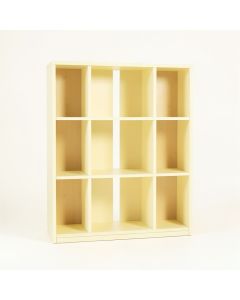 Brook Edge Freestanding Bookcase - Ivory (synthetic illustration; no displayed measurements)